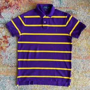 Ralph Lauren, Purple & Yellow, Mens Polo Shirt